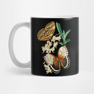 Flower and butterfly digital art Mug